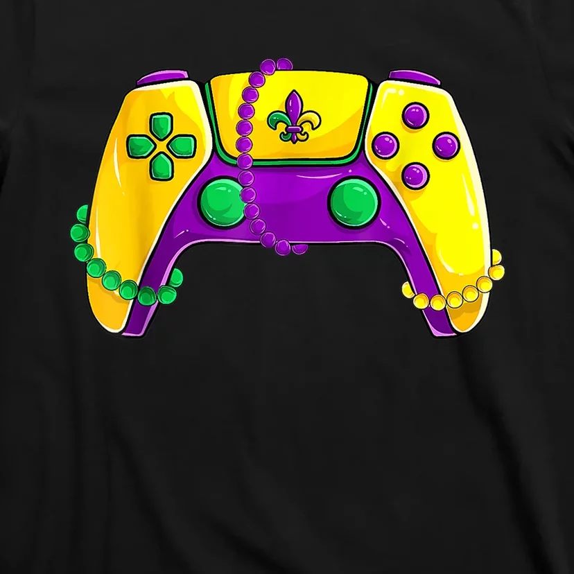 Video Game Beads K.i.d.s Mardi Gras Shirts, Gamer Boys m.e.n T-Shirt