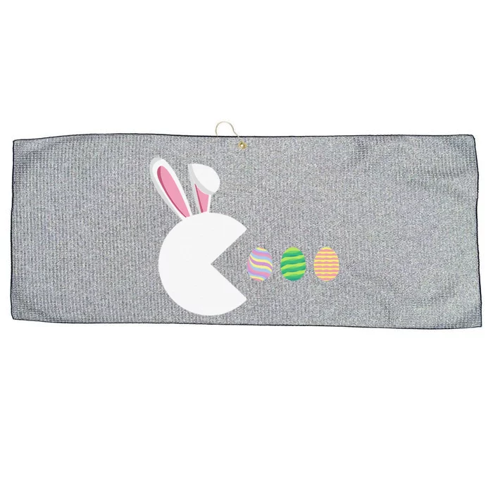 Video Game Bunny Eggs Easter Gamer Gaming Funny Large Microfiber Waffle Golf Towel