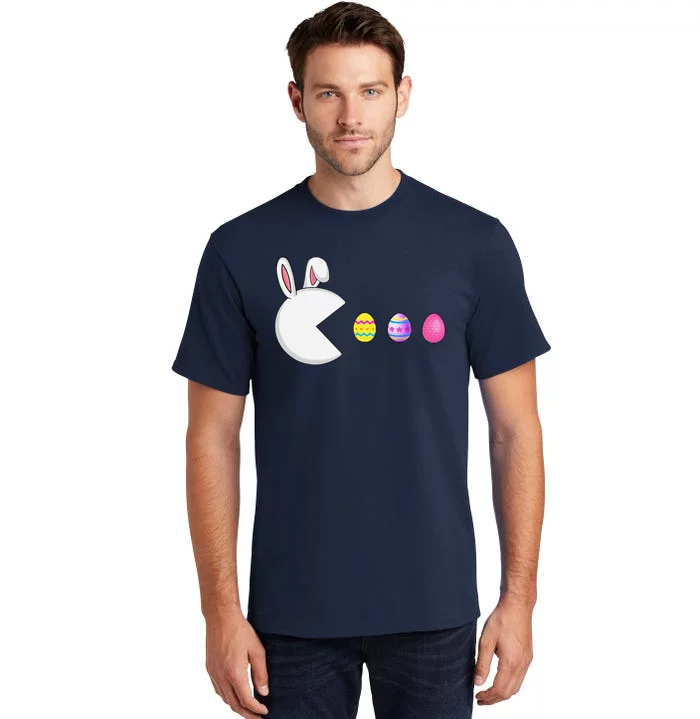 Video Game Bunny Eggs Easter Gamer Gaming Tall T-Shirt