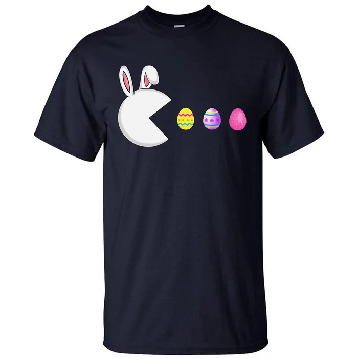 Video Game Bunny Eggs Easter Gamer Gaming Tall T-Shirt