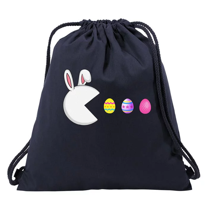 Video Game Bunny Eggs Easter Gamer Gaming Drawstring Bag