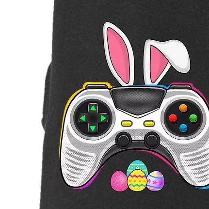 Video Game Bunny Eggs Costume Easter Day Gaming Doggie 3-End Fleece Hoodie