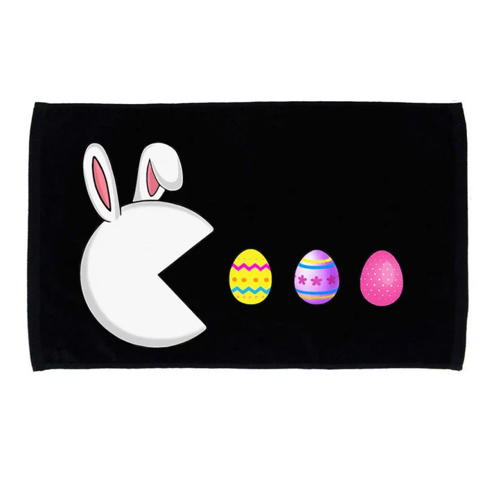 Video Game Bunny Eggs Easter Gamer Microfiber Hand Towel