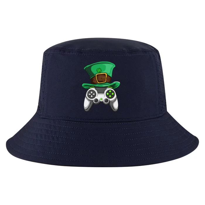 Video Gamer Controller Leprechaun Hat St. Patricks Day Boys Cool Comfort Performance Bucket Hat