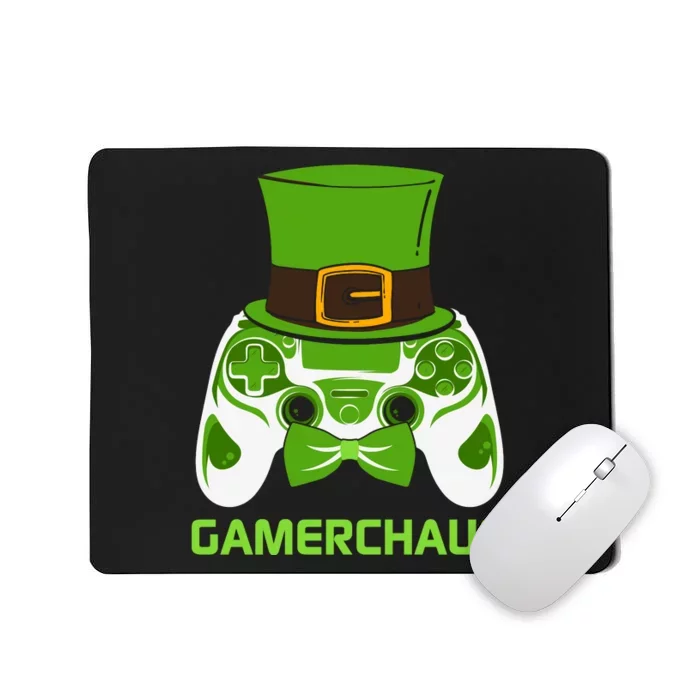 Video Game Controller Irish Gamer Boys St Patricks Day Men Mousepad