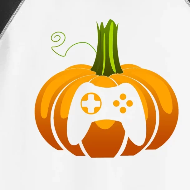 Video Game Controller Pumpkin Thanksgiving Gaming Lover Gift Toddler Fine Jersey T-Shirt