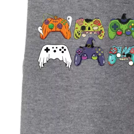 Video Gaming Controllers Game Halloween Funny Gamer Boy Doggie 3-End Fleece Hoodie