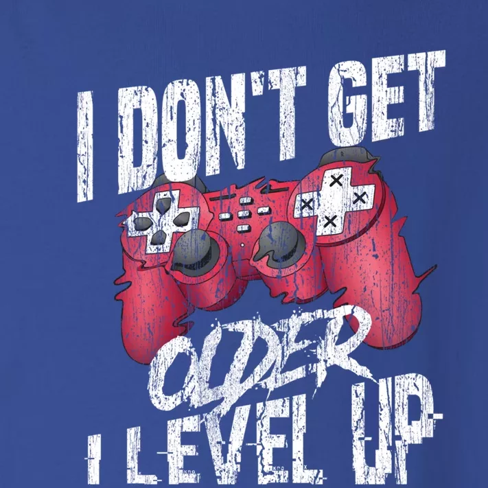 Video Game Cool Gift Games I Dont Get Older I Level Up Gamer Cute Gift Toddler Long Sleeve Shirt