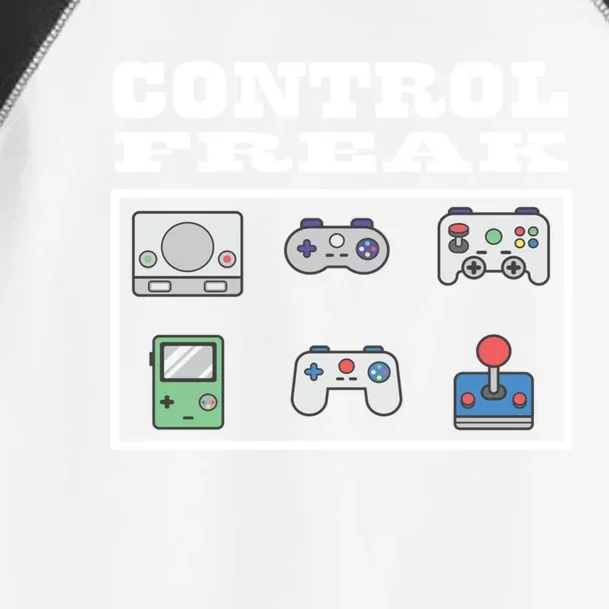 Video Game Control Freak Funny Gaming Gift Toddler Fine Jersey T-Shirt