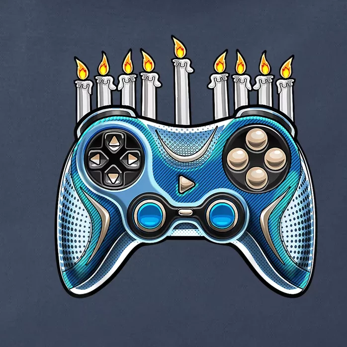 Video Game Controller Hanukkah Menorah Candles Boys Zip Tote Bag