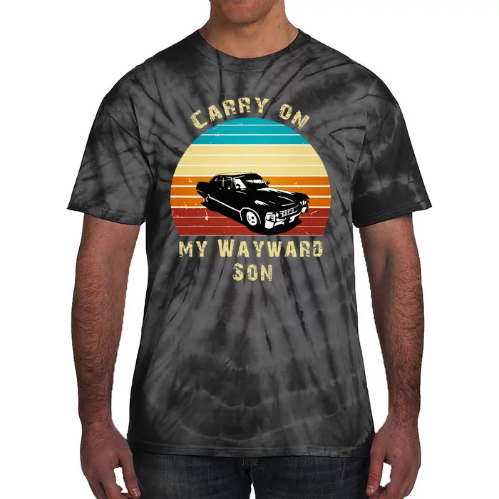 Vintage Gift Carry on my Wayward Son Tie-Dye T-Shirt