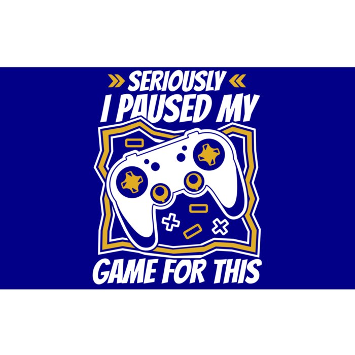 Video Games Controller Gaming I Paused My Game For This Funny Gift Bumper Sticker