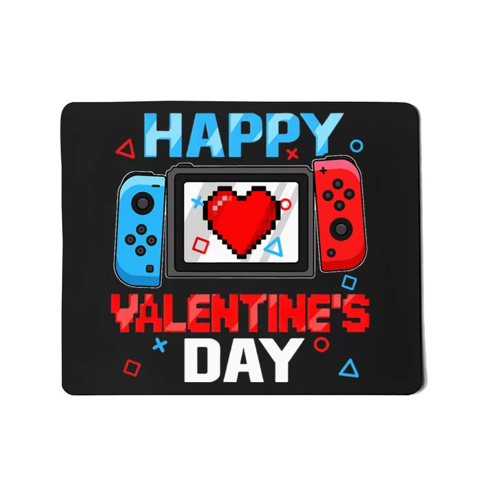 Video Game Controller Heart Happy Valentines Day Mousepad