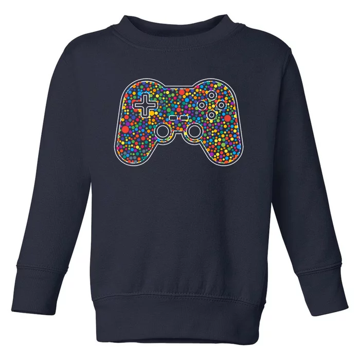 Video Game Controller Make Your Mark International Dot Day Toddler Sweatshirt