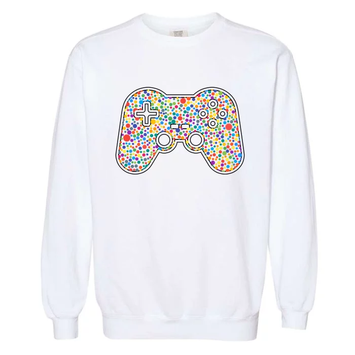 Video Game Controller Make Your Mark International Dot Day Garment-Dyed Sweatshirt