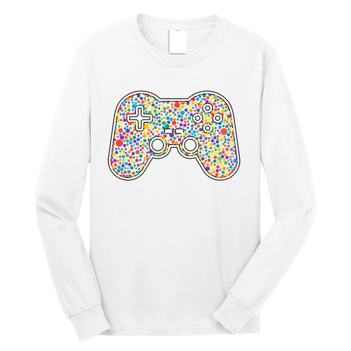 Video Game Controller Make Your Mark International Dot Day Long Sleeve Shirt