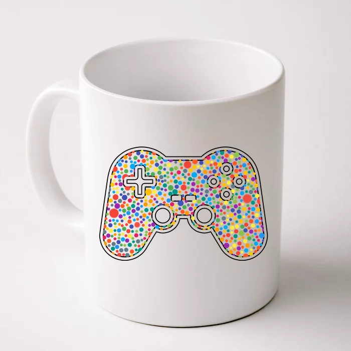 Video Game Controller Make Your Mark International Dot Day Front & Back Coffee Mug