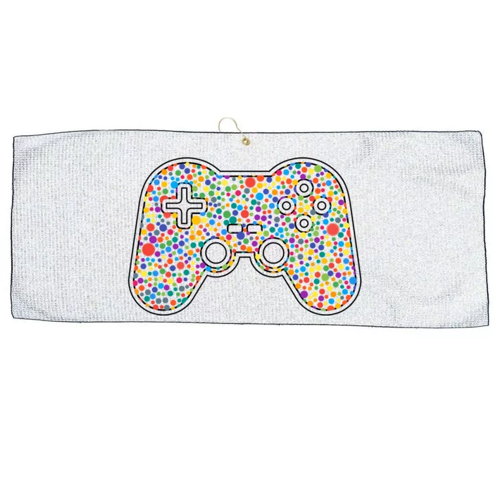 Video Game Controller Make Your Mark International Dot Day Large Microfiber Waffle Golf Towel