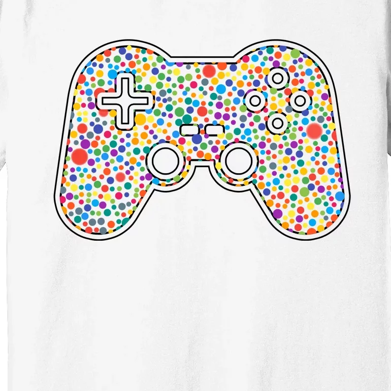 Video Game Controller Make Your Mark International Dot Day Premium T-Shirt