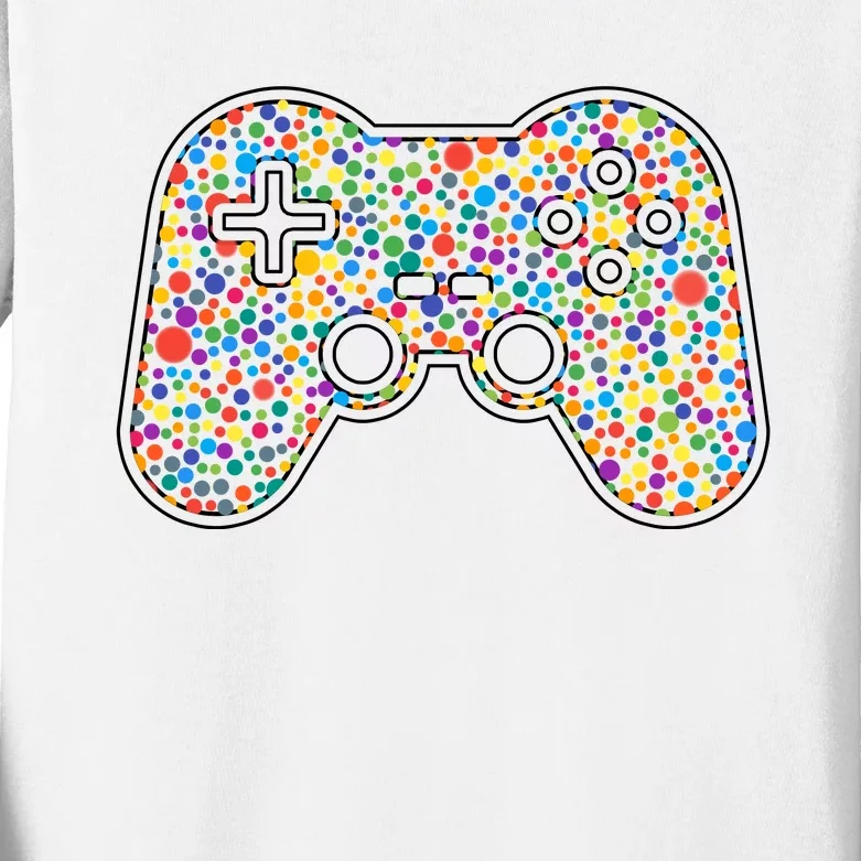 Video Game Controller Make Your Mark International Dot Day Kids Long Sleeve Shirt