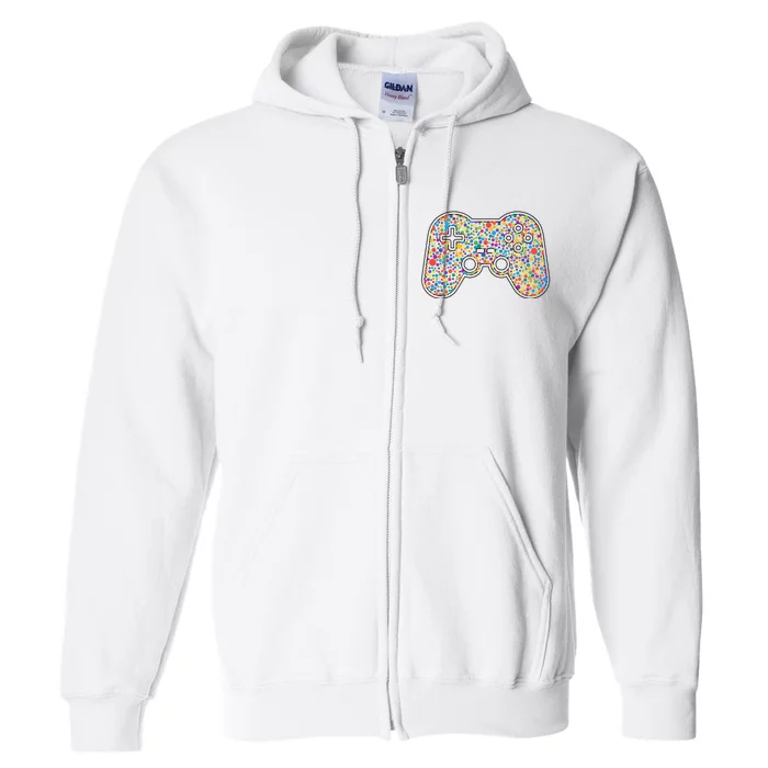 Video Game Controller Make Your Mark International Dot Day Full Zip Hoodie