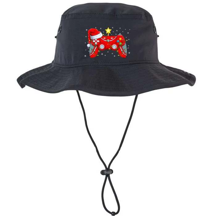 Video Game Controller Christmas Santa Hat Gamer Xmas Legacy Cool Fit Booney Bucket Hat