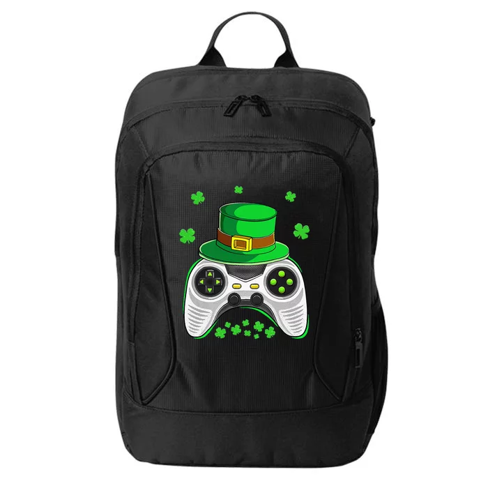 Video Game Controller Irish Gamer St Patricks Day City Backpack