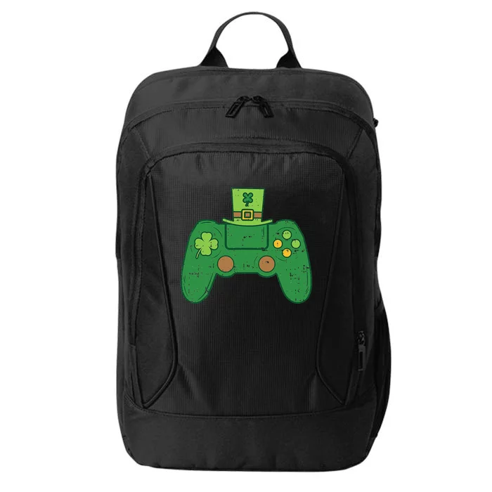 Video Game Controller Irish Gamer St Patricks Day City Backpack