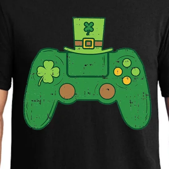 Video Game Controller Irish Gamer St Patricks Day Pajama Set