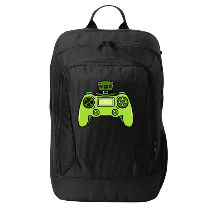 Video Game Controller Irish Gamer St Patricks Day City Backpack