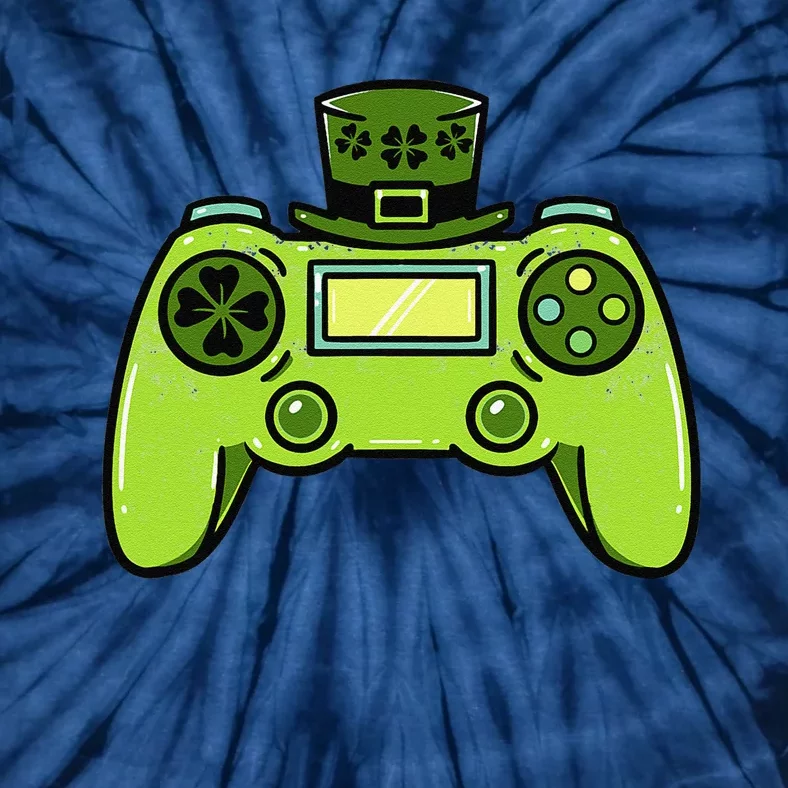 Video Game Controller Irish Gamer St Patricks Day Tie-Dye T-Shirt