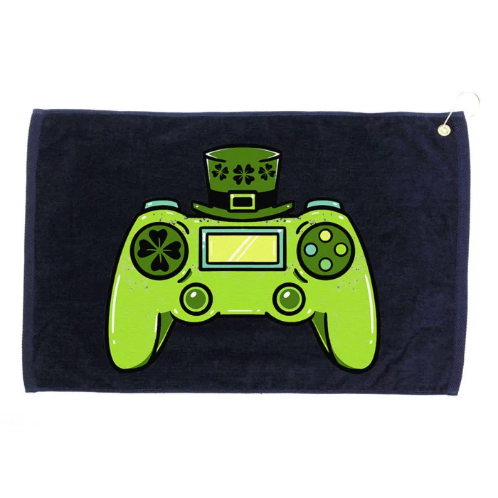 Video Game Controller Irish Gamer St Patricks Day Grommeted Golf Towel