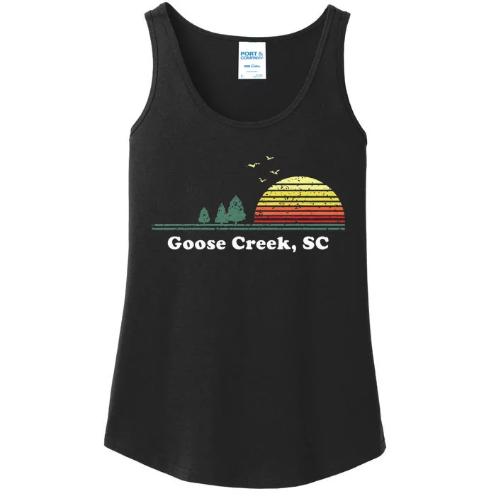 Vintage Goose Creek South Carolina Home Souvenir Ladies Essential Tank