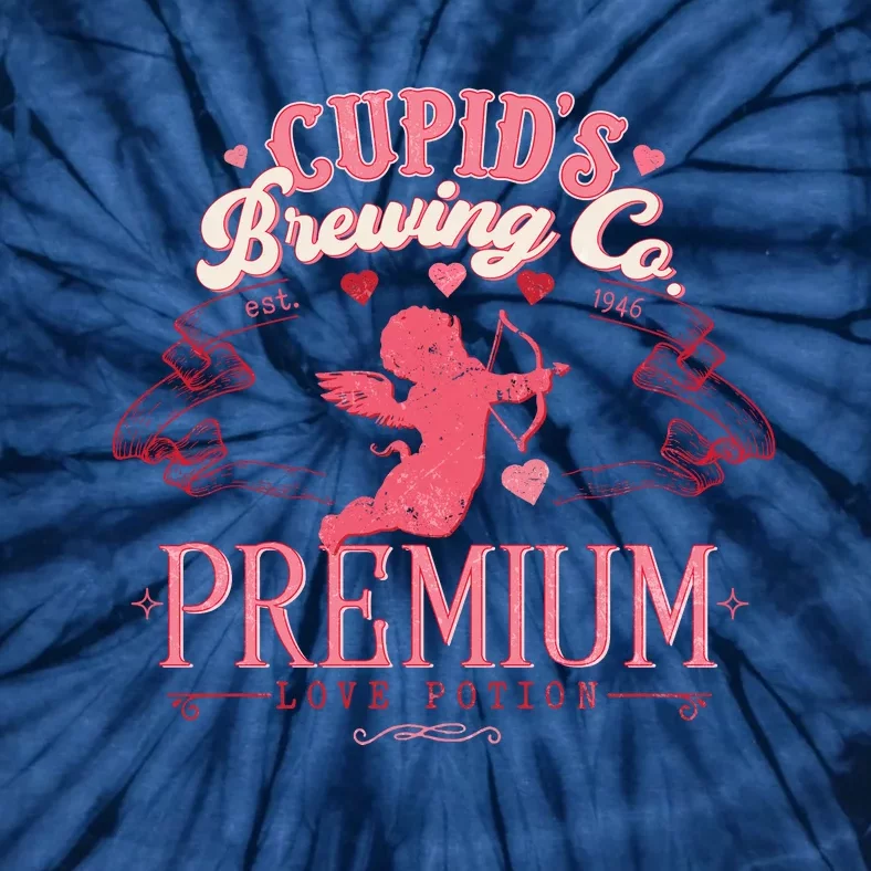 Valentine Gift Cupid’s Brewing Company Valentine Tie-Dye T-Shirt