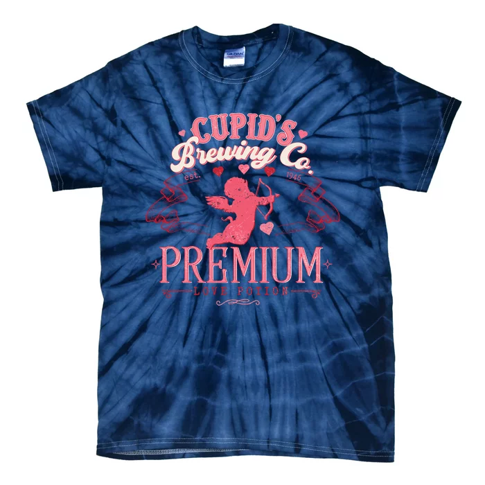 Valentine Gift Cupid’s Brewing Company Valentine Tie-Dye T-Shirt