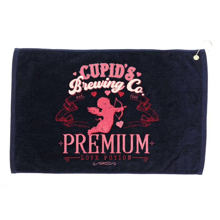 Valentine Gift Cupid’s Brewing Company Valentine Grommeted Golf Towel