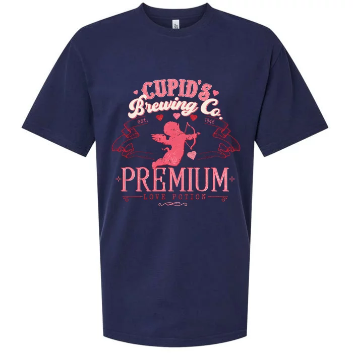 Valentine Gift Cupid’s Brewing Company Valentine Sueded Cloud Jersey T-Shirt