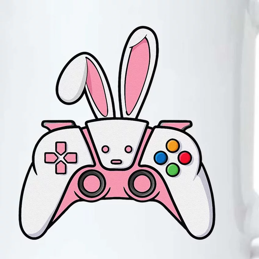 Video Game Controller With Bunny Ears Funny Easter Gaming Black Color Changing Mug