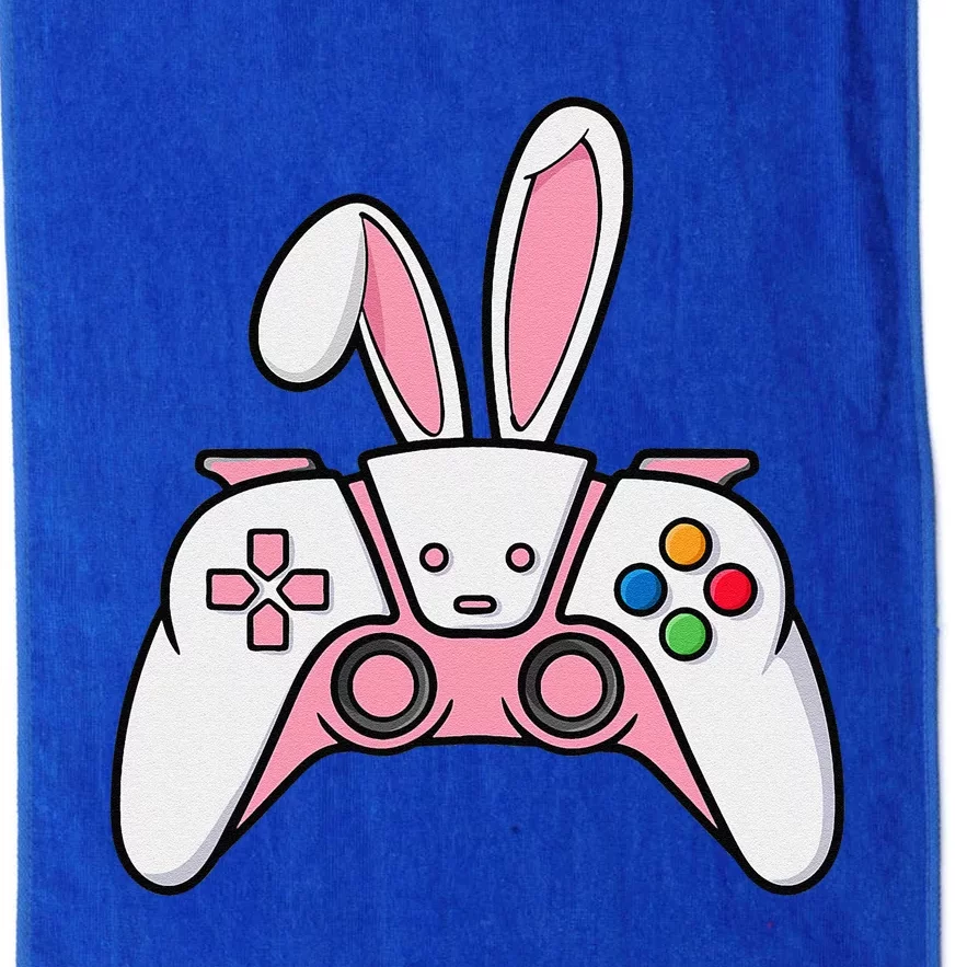 Video Game Controller With Bunny Ears Funny Easter Gaming Platinum Collection Golf Towel