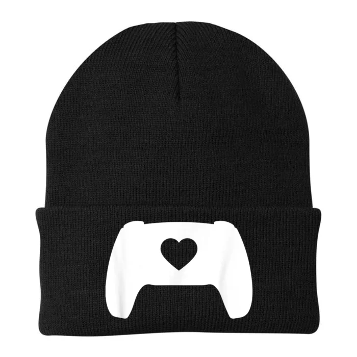 Video Game Controller Heart Gamer ValentineS Day Knit Cap Winter Beanie