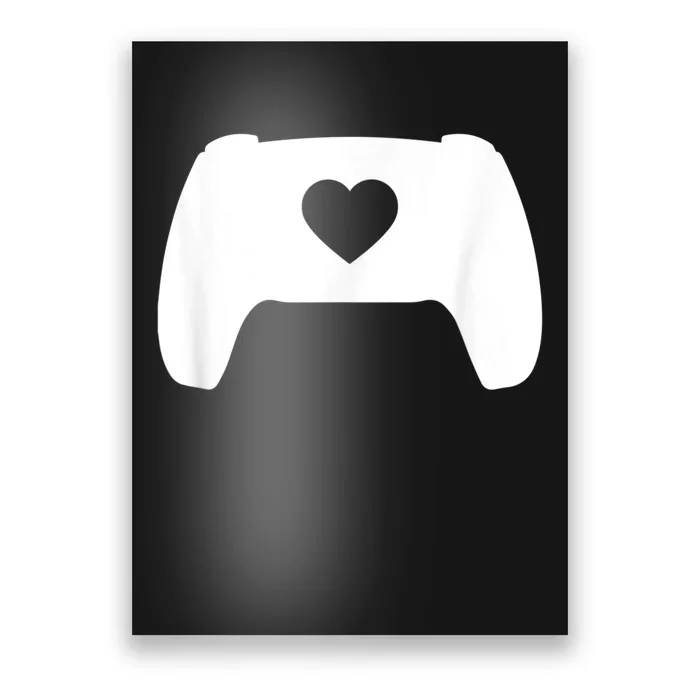 Video Game Controller Heart Gamer ValentineS Day Poster