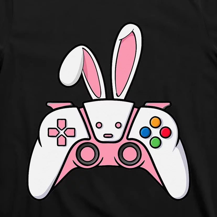 Video Game Controller With Bunny Ears Funny Easter Gaming T-Shirt