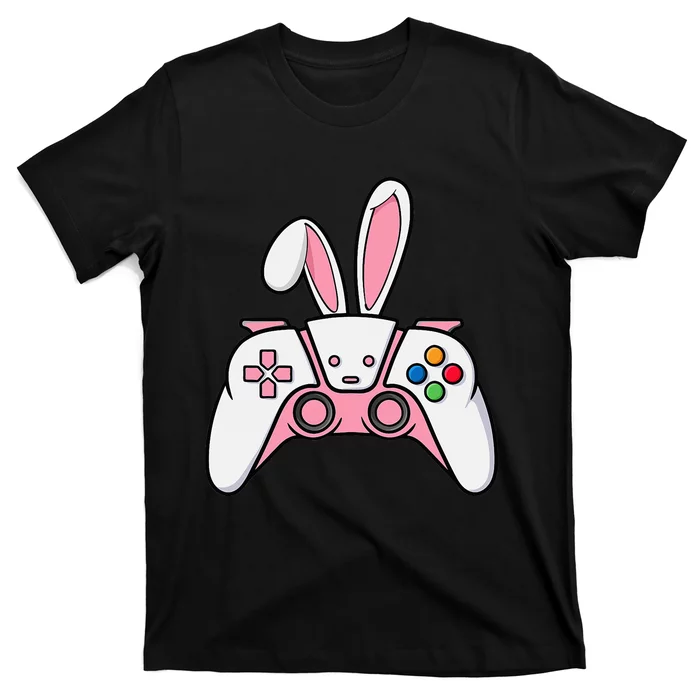 Video Game Controller With Bunny Ears Funny Easter Gaming T-Shirt