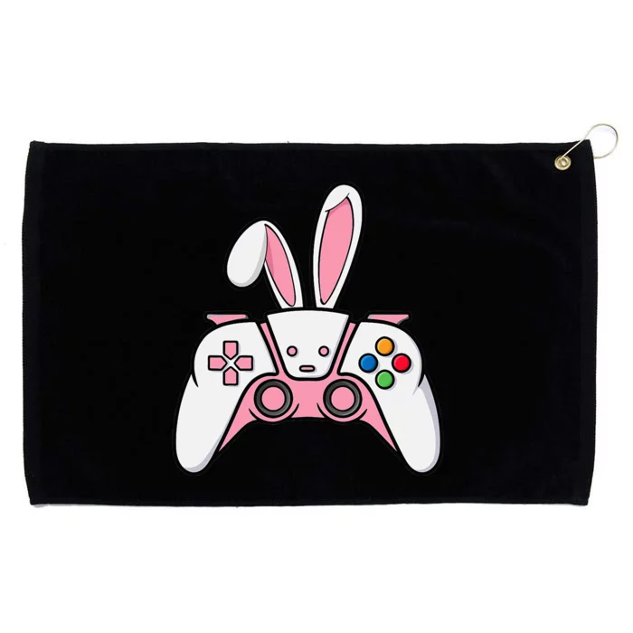 Video Game Controller With Bunny Ears Funny Easter Gaming Grommeted Golf Towel