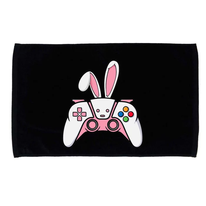 Video Game Controller With Bunny Ears Funny Easter Gaming Microfiber Hand Towel