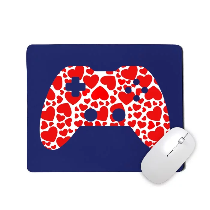 Video Game Controller Heart Valentines Day Boys Gamer Mousepad