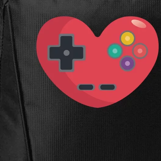 Video Games Controller Heart Gift Funny Video Games Valentine's Gift City Backpack