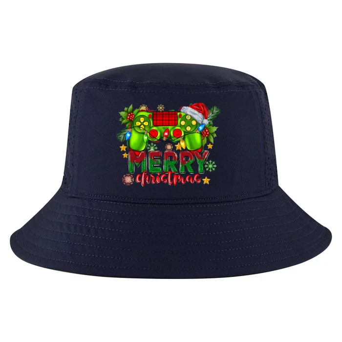 Video Game Controller Merry Christmas Santa Hat Gamer Gift Cool Comfort Performance Bucket Hat