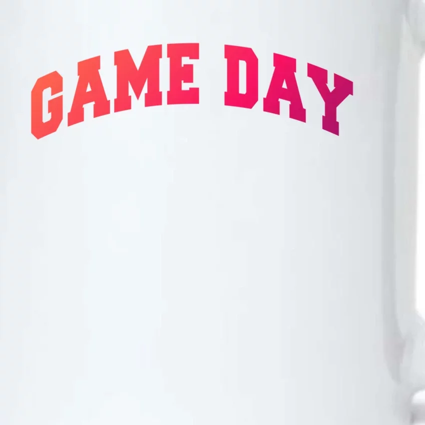 Varsity Game Day Great Gift Black Color Changing Mug