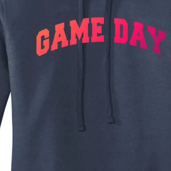 Varsity Game Day Great Gift Women's Pullover Hoodie